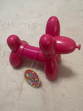 Balloon Dog Spring Toy - Pink